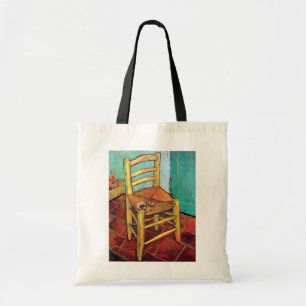 Bolsa Tote Vincent Van Gogh - Cadeira de Vincent com Pipe