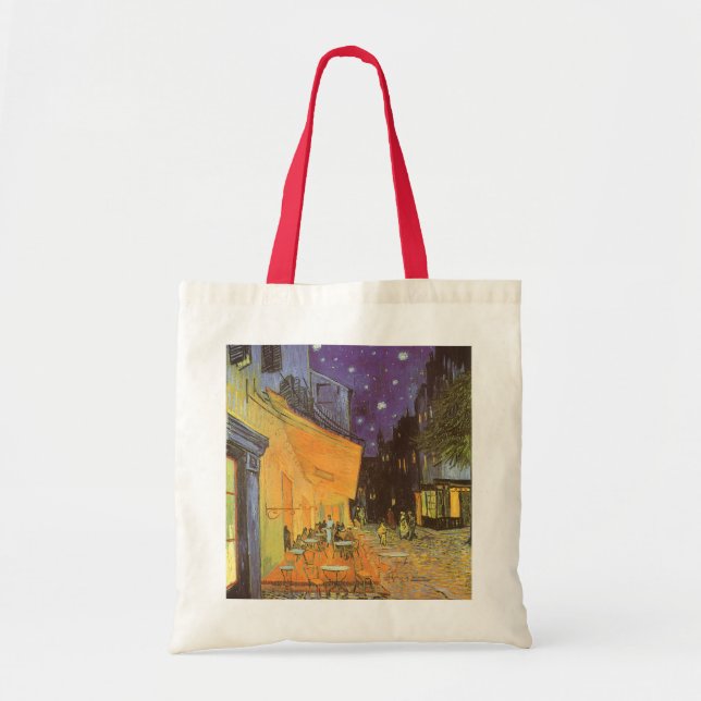 Bolsa Tote Vincent van Gogh - Cafe Terrace à Noite (Frente)