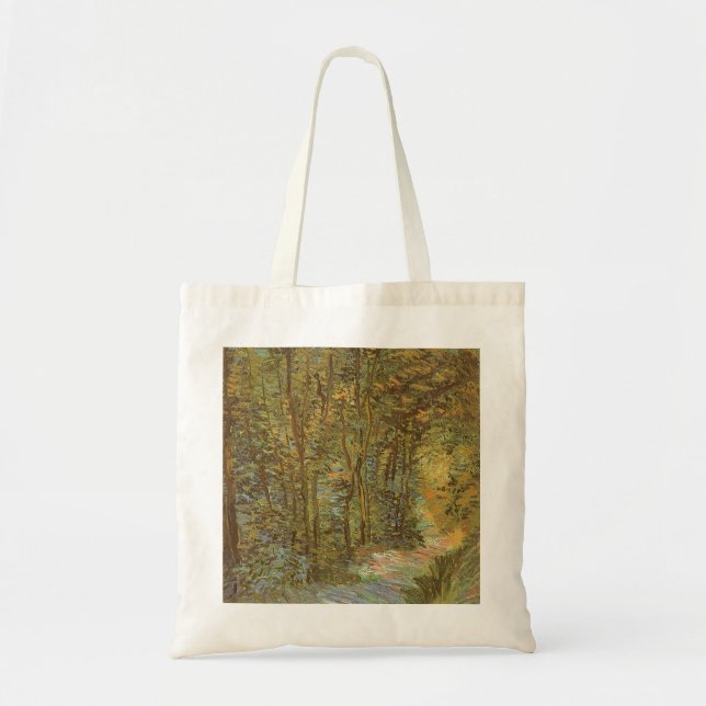 Bolsa Tote Vincent van Gogh - Caminho nas Florestas (Frente)