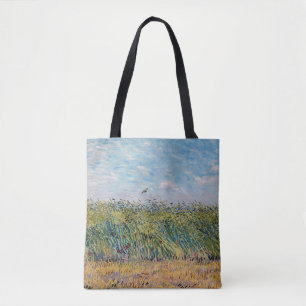 Bolsa Tote Vincent van Gogh - Campo de Trigo com uma Cotovia