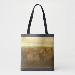 Bolsa Tote Vincent van Gogh - Camponeses Plantando Batatas
