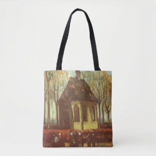 Bolsa Tote Vincent van Gogh - Capela em Nuenen, Fieis