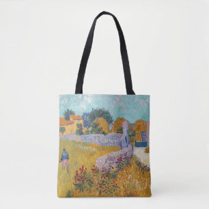 Bolsa Tote Vincent van Gogh - Casa de Fazenda em Provença