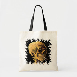 Bolsa Tote Vincent Van Gogh - Caveira Com Cigarro Aceso