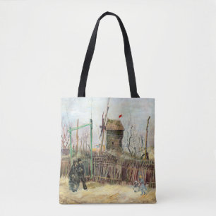 Bolsa Tote Vincent van Gogh - Cena de Rua em Montmartre