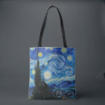 Bolsa Tote Vincent Van Gogh é o Saco da Noite Estrelada<br><div class="desc">Mergulhe na beleza hipnotizante da Noite Estrelada de Vincent Van Gogh com esta impressão de arte reprodutiva de alta qualidade. Possuir uma história artística e deixar o brilhantismo da obra-prima de Van Gogh iluminar os seus arredores.</div>