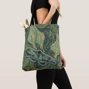 Bolsa Tote Vincent van Gogh - Excelente Peacock Moth