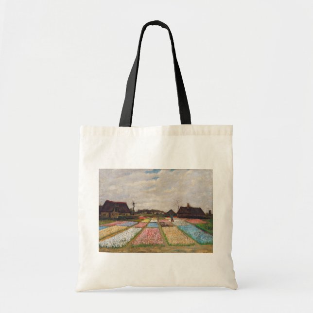 Bolsa Tote Vincent van Gogh - Flores na Holanda (Frente)
