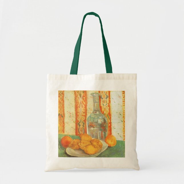 Bolsa Tote Vincent van Gogh - Garrafa e Limões num Prato (Frente)