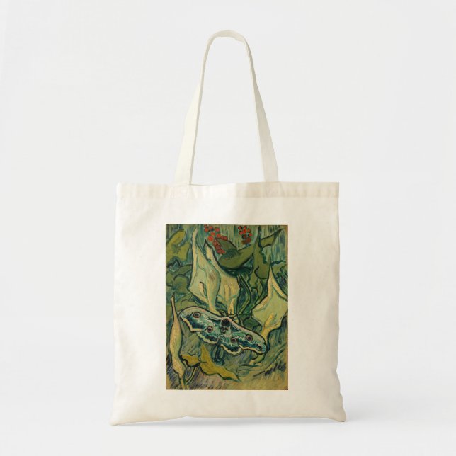 Bolsa Tote Vincent van Gogh - Giant Peacock Moth (Frente)