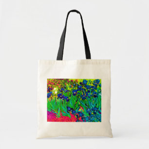 Bolsa Tote Vincent Van Gogh - Íris - Amante de Flores Pop Art