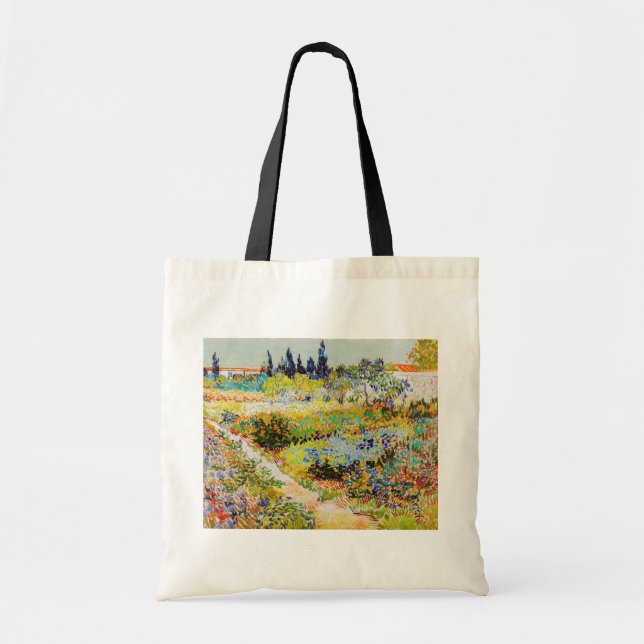 Bolsa Tote Vincent van Gogh - Jardim em Arles (Frente)