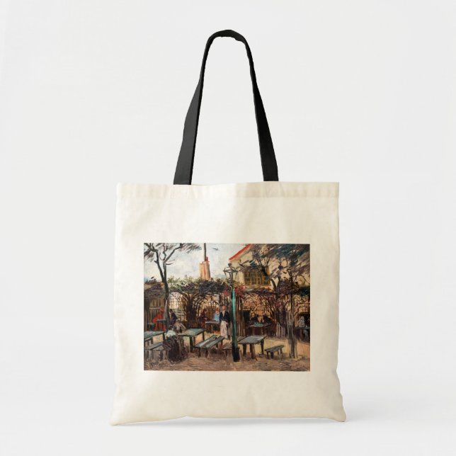 Bolsa Tote Vincent Van Gogh - La Guinguette em Montmartre (Frente)