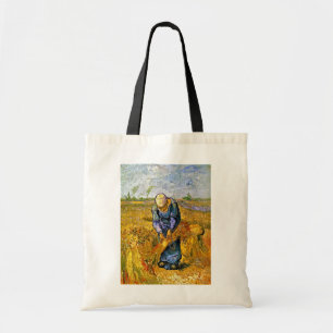 Bolsa Tote Vincent Van Gogh - Mulher Camponesa Atando Feixes