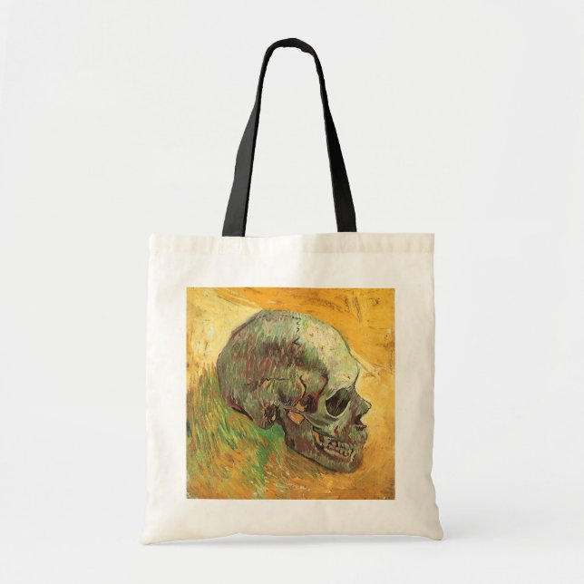 Bolsa Tote Vincent van Gogh - Natureza Morta com Caveira (Frente)