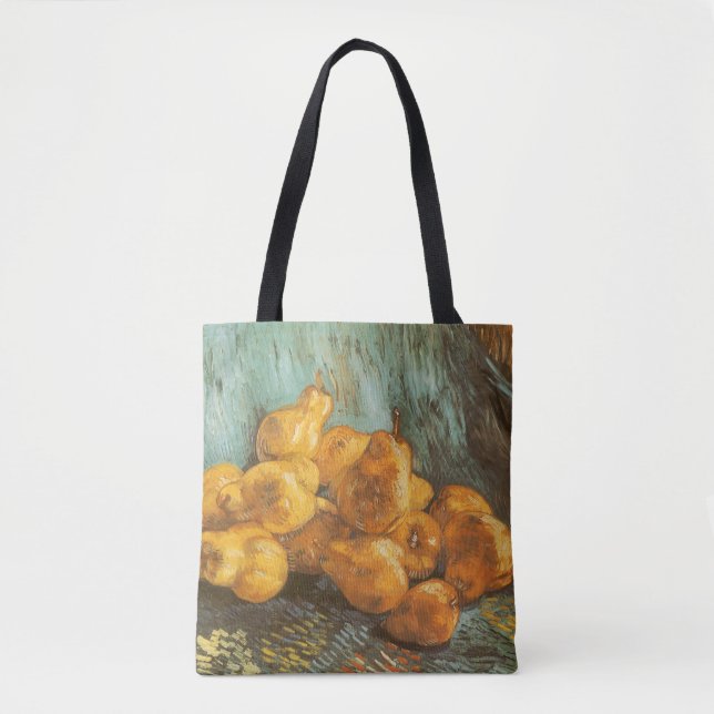 Bolsa Tote Vincent van Gogh - Natureza Morta com Peras Marmel (Frente)