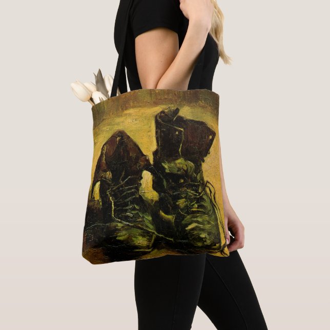 Bolsa Tote Vincent van Gogh - Natureza Morta com um Par de Sa (Close Up)