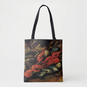 Bolsa Tote Vincent van Gogh - Natureza Morta Mexilhões e Cama