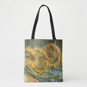 Bolsa Tote Vincent van Gogh - Natureza Morta: Quatro Girassói