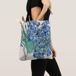 Bolsa Tote Vincent van Gogh - Natureza-morta: Vaso com Íris