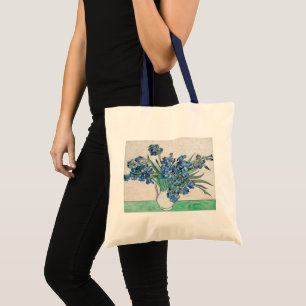 Bolsa Tote Vincent van Gogh - Natureza-morta: Vaso com Íris