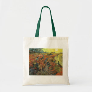 Bolsa Tote Vincent van Gogh - O Vineyard Vermelho