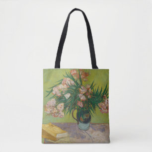 Bolsa Tote Vincent Van Gogh Oleander pintura em flor