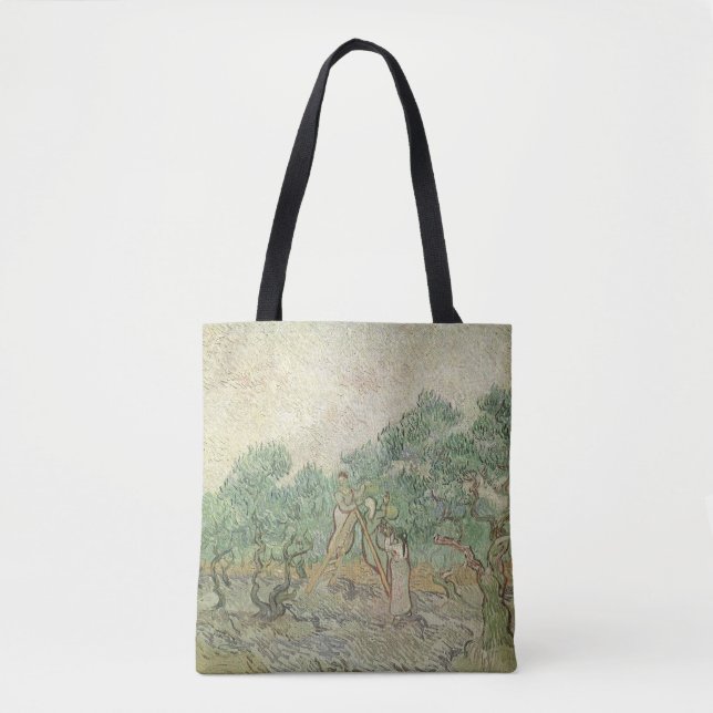 Bolsa Tote Vincent van Gogh - Olive Picking (Frente)
