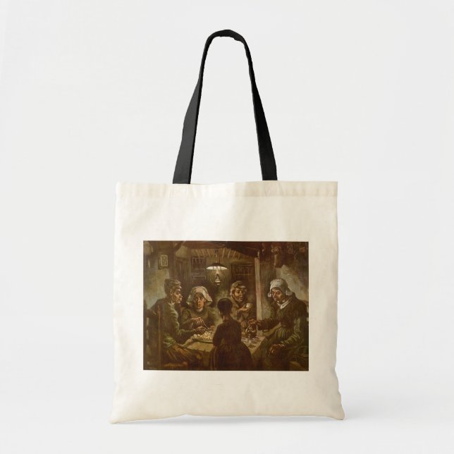 Bolsa Tote Vincent van Gogh - Os Comedores De Batata (Frente)
