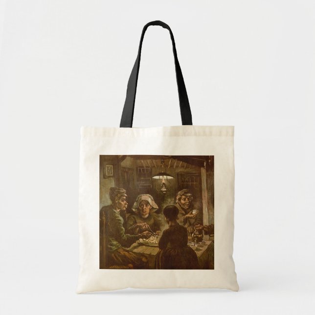 Bolsa Tote Vincent van Gogh - Os Comedores de Batata (Frente)