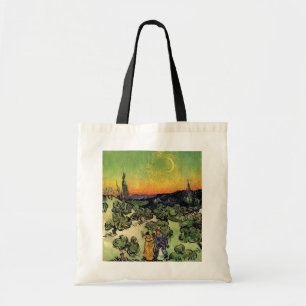 Bolsa Tote Vincent Van Gogh - Paisagem Com Casal Arte Fina