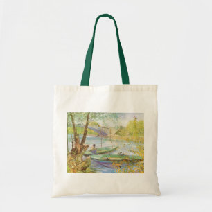 Bolsa Tote Vincent van Gogh, Pesca em Primavera, Pont de Clic