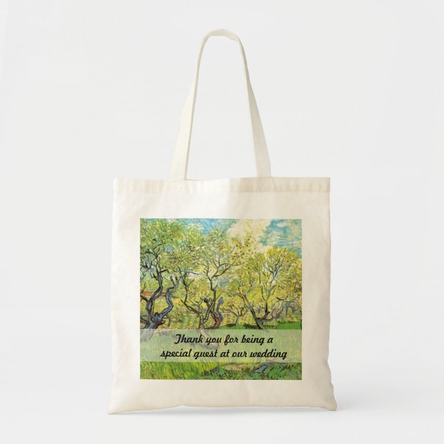 Bolsa Tote Vincent van Gogh,Pomar em Blossom (Frente)