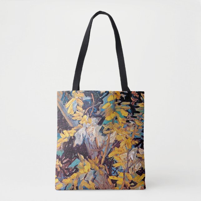 Bolsa Tote Vincent Van Gogh - Ramos de Acácia Floridos (Frente)