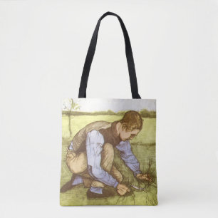 Bolsa Tote Vincent van Gogh - Rapaz Cortando Grama com Doença