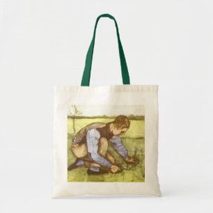 Bolsa Tote Vincent van Gogh - Rapaz Cortando Grama com Foice