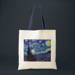 Bolsa Tote VINCENT VAN GOGH - Starry night 1889<br><div class="desc">VINCENT VAN GOGH - Starry night 1889Oil on canvas</div>