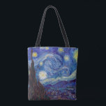 Bolsa Tote VINCENT VAN GOGH - Starry night 1889<br><div class="desc">VINCENT VAN GOGH - Starry night 1889Oil on canvas</div>
