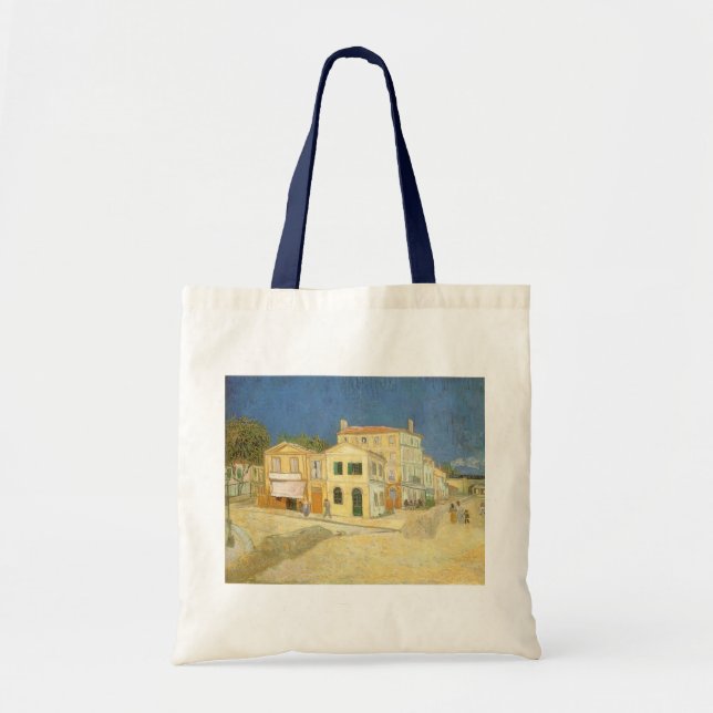 Bolsa Tote Vincent van Gogh - The Yellow House (The Street) (Frente)