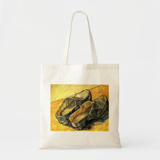 Bolsa Tote Vincent van Gogh - Um Par de Leather Clogs (Frente)
