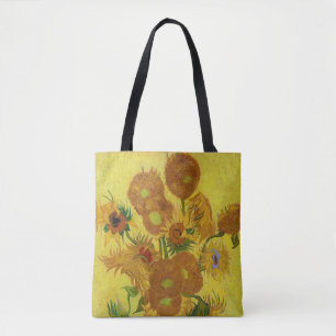 Bolsa Tote Vincent van Gogh - Vaso com Quinze Girassóis
