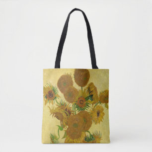 Bolsa Tote Vincent van Gogh - Vaso com Quinze Girassóis