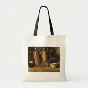 Bolsa Tote Vincent van Gogh - Vida Estática com 4 Garrafas Pe