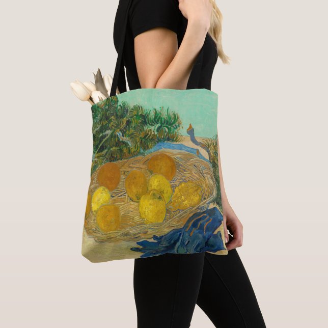 Bolsa Tote Vincent Van Gogh| Vida Estática de Laranjas e Limõ (Close Up)