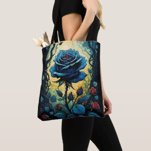 Bolsa Tote Vinhas Rosa azuis 1
