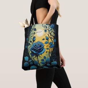 Bolsa Tote Vinhas Rosa azuis 2