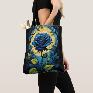 Bolsa Tote Vinhas Rosa azuis 3