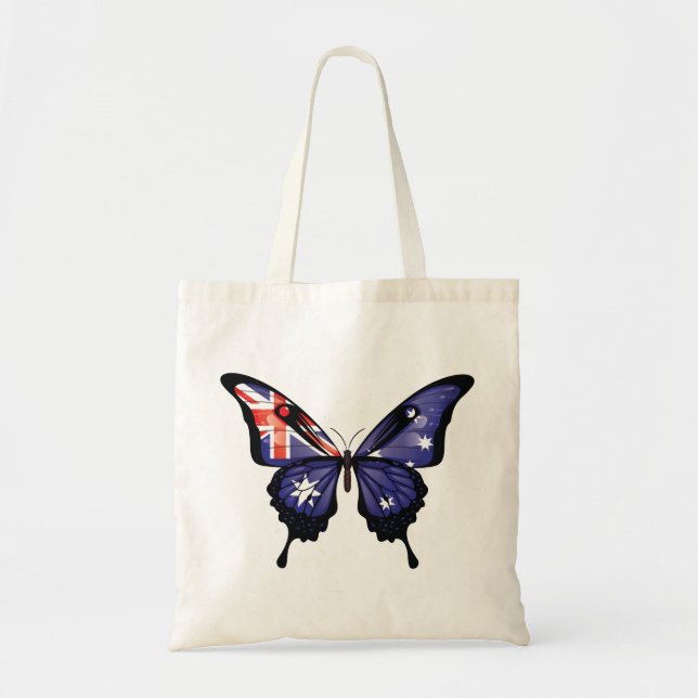 Bolsa Tote Vinheta Indicadora da Borboleta (Frente)