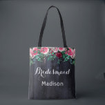 Bolsa Tote Vinho Blush & Marinho Madeira Borgonha Monograma d<br><div class="desc">Vinho Blush & Marinho Madeira Burgundy Peony Watercolor Floral Rustic Farmhouse Monograma Tote Bags- Com letra de script de pincel de tendências! Veja meu compro para ver a suíte de casamento inteira para este design!</div>