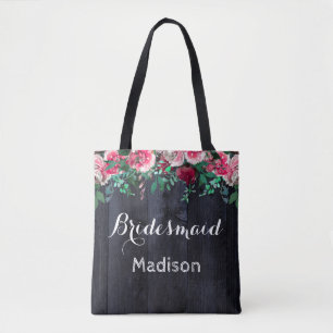Bolsa Tote Vinho Blush & Marinho Madeira Borgonha Monograma d